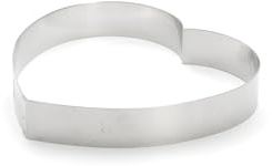 DE BUYER -3077.22 -cercle inox coeur ø 22cm ht 4cm, Gris