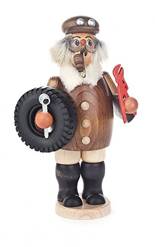 Räuchermännchen Oldtimer Fahrer - 23cm - Original Erzgebirge Räuchermann - Dregeno Seiffen