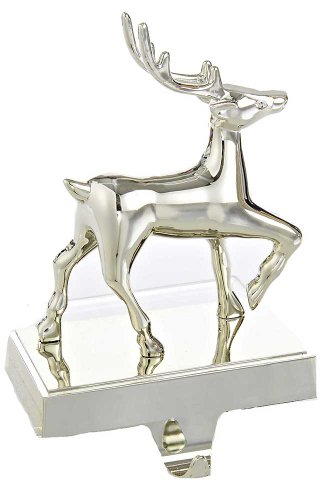 Kurt Adler Deko-Halterung für Weihnachtsstrumpf mit Hirsch, 20,32 cm