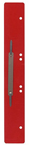 Heftstreifen XL / rot / 100 Stück