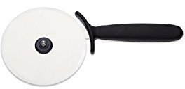 Giangreco Rotella tagliapizza 12cm Diametro, nero Maniglia, Durch grande Ruota rompere più facile der Pizza