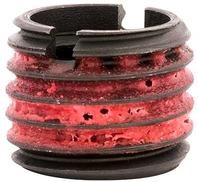 E-Z LOK Threaded Insert for Metal 12L14 Carbon Steel Thread Inserts 5/8-18 Internal Threads, 7/8-9 External Threads, 0.687 Length Pack of 5