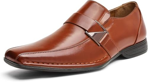 Bruno Marc herr business mokassins halvskor loafer skor tofflor, - 1 brun - 42.5 EU