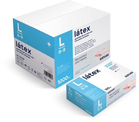 Santex Pudered Pack of 100 engångsvarvor