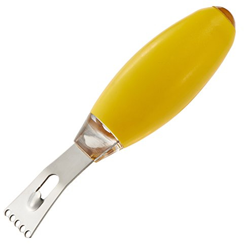 Tefal K2080514 Fresh Kitchen Zesteur Acier Inoxydable Jaune 13,4 x 3,2 x 3,2 cm