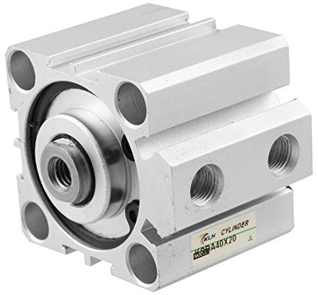 Sourcingmap SDA40x20 40mm Bore 20mm Stroke Double Acting Compact Air Cylinder