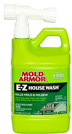 Mold Armor FG51164 E-Z House Wash, Hose End Sprayer, 64-Ounce, green/yellow