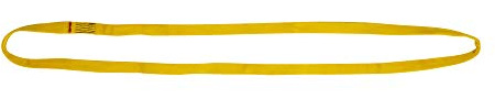 Absturzsicherung Bandschlinge 30 KN, nach EN 354 und EN 795, 25 mm breit,Länge 1,5 m, gelb