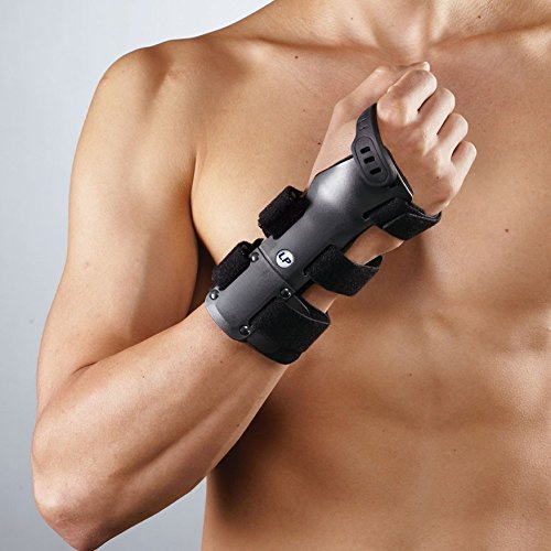 Lp Support® 550 Handgelenkschiene - Handgelenk-Bandage - Handgelenk-Orthese Sport, Farbe:schwarz, Größe/Seite:L/Rechts