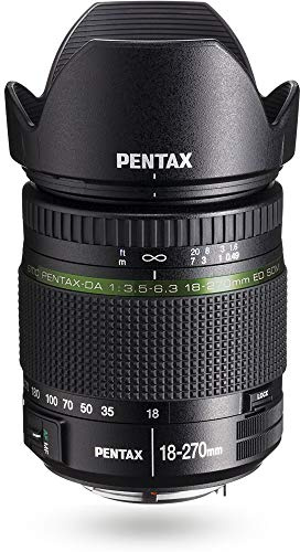 Pentax smc DA18-270mm F3.5-6.3 SDM Objectif 414 mm Noir