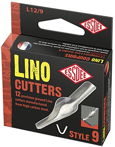 Educational Arts L12/9 Lino Cutter No 9 Pk12 (Box), Silver