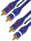 MANAX® Câble audio 2 fiches RCA - 2 fiches RCA avec câble à distance - 5 m