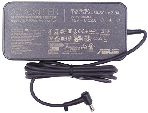 Asus 120w Netzteil Ladegerät 19V 6.32A 0A001-00060900 PA-1121-28 für G550JK GL552JX GL552VW GL552VX K55VM K55VJ N46VM N46VZ N56VM N56VZ N56VJ N46VJ N56VB N76VJ N76VB N76VZ N550JV N750JV N46JV N46VB