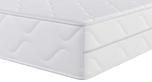 Badenia Trendline BT 100 Roll-Komfortmatratze, Härtegrad 3, 100 x 200 cm, weiß, Öko-Tex zertifiziert, produziert nach deutschem Qualitätsstandard