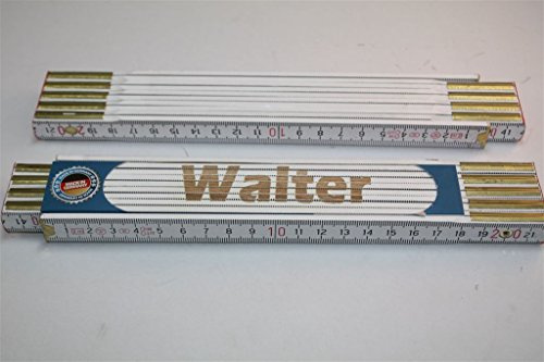 Zollstock mit Namen WALTER Lasergravur Handwerkerqualität