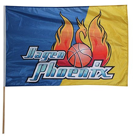 Flaggenfritze Stockflagge Phoenix Hagen - 80 x 120 cm