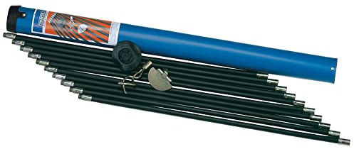 Draper 53856 Polypropylene Drain Rod Set in Case, 9m Length, 13 Pieces