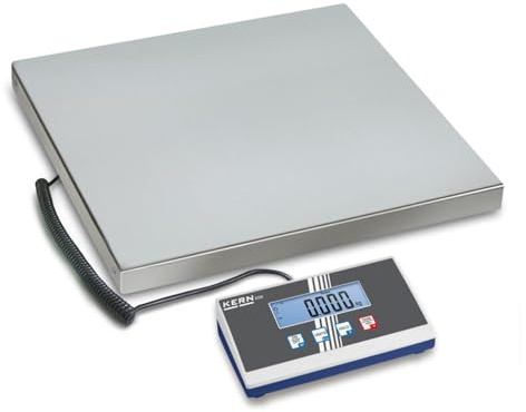 Paket- und Veterinärwaage mit großer Wägefläche [Kern EOB 60K20L] Präzision bis 20 g, Wägebereich max. 60 kg