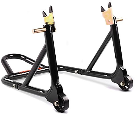 ConStands - Motorrad Montageständer für Husqvarna 701 Enduro Schwarz Hinten Standard Racing Basis