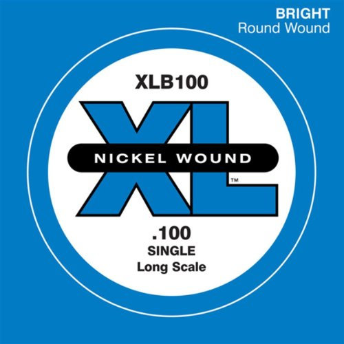 D'Addario XLB100 Einzelsaite (Größe: XL) Nickel Wound 100 Long Scale