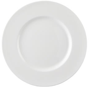 Rosenthal Speiseteller 27 cm, Knochenporzellan, Weiß
