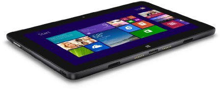Dell Venue 11 Pro 7130-2219 27,43 cm (10,8'') Tablet PC (Intel core i5 4300Y, 2,3GHz, 4Go RAM, 128Go HDD, Win 8 Pro, Ecran tactile) Noir