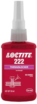 LOCTITE 222 50 ml. Lim, Threadlock, cyanoakrylat, flaska, lila, 50 ml, LOCTITE 222