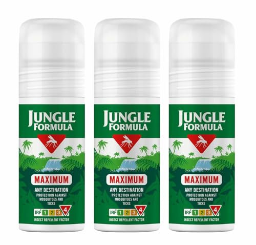 Jungle Formula Maximum Strength Insect Repellent Roll-On 50ml x 3 Packs