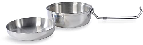 Tatonka Scout Set 1,0 L, Stoviglie Unisex-Adulto, Trasparente, Ø 18,5 x 7 cm