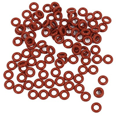 sourcing map 100 Stück 4mm x 1mm Gummi Nitrilkautschuk O Ring NBR Dichtung | Dichtungsringe