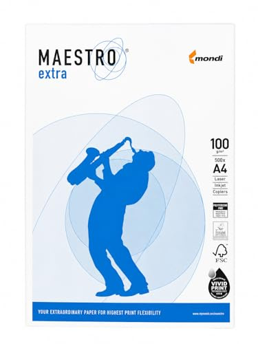 Kopierpapier MAESTRO® Extra, 100 g/qm, A4, Weißegrad 169 CIE, hochweiß