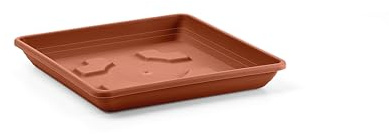 VECA SOTTOVASO QUADRATO 50CM 60% RICICLABILE TERRACOTTA