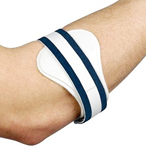 Body And Base Ltd TM Tennis Golfers Elbow Epicondylitis Support Clasp Gives Compression to Damaged Tendons for Pain Relief and Protection. (Large)