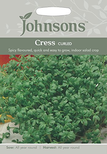 Johnsons 21953 Vegetable Seeds, CRESS Curled