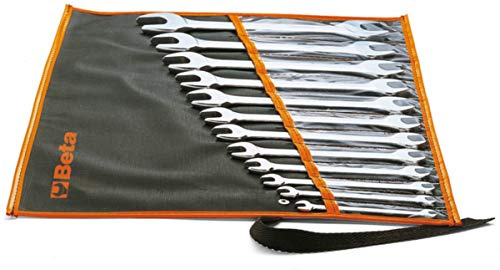Beta 55/B12 - Set di Chiavi a Forchetta Doppie - 12 Pezzi