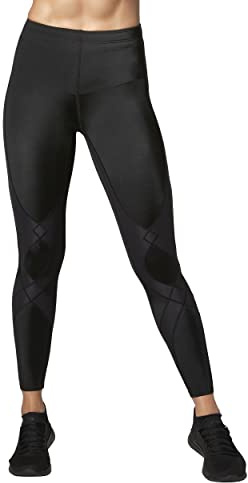CW-X Women's Stabilyx Joint Support Compression Tight, Black, Small