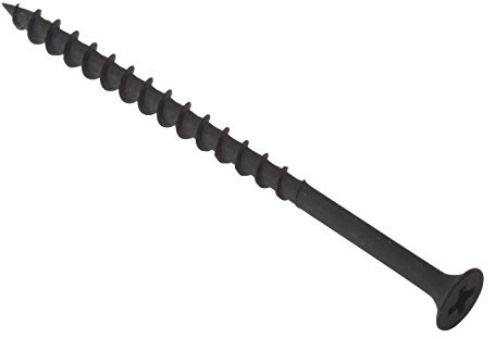 Forgefix 100DWS75 Phillips Bugle Huvud Enkelrätts Gängskruv Gipsvägg - Svart Fosfatfinish