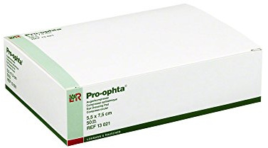 PRO-Ophta Kompressen 5,5x7,5 cm Unsteril