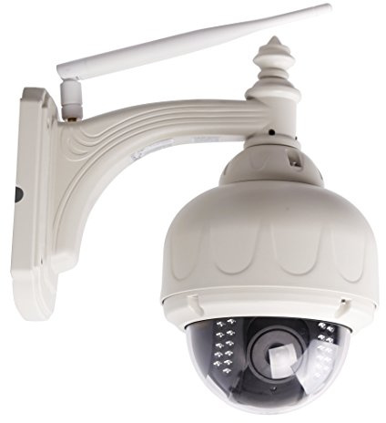 IP Camera sans Fil LKM Security Camera | P2P extérieur | HD 720p | Zoom motorisé 5X | MicroSD | Infra Rouge LED | WiFi | détection de Mouvement