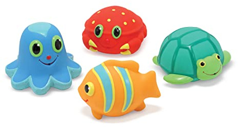 Melissa & Doug Wasser-Spritztiere (4 Stück)