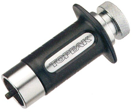 TOPEAK Threadless Nut Setter aus Stahl und Fiberglas in der Farbe Silber-Schwarz, Maße: 6,5cm x 4,3cm x 11,7cm, 15410045