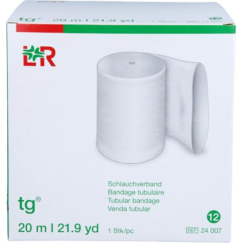 Tg Schlauchverband Gr.12 20 m weiß, 1 pc Bandage