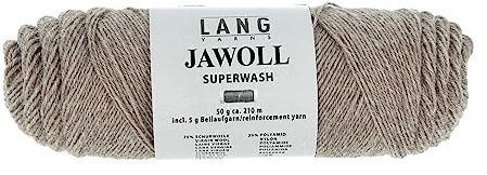 Lang Yarns Jawoll 0045 hellbraun melange
