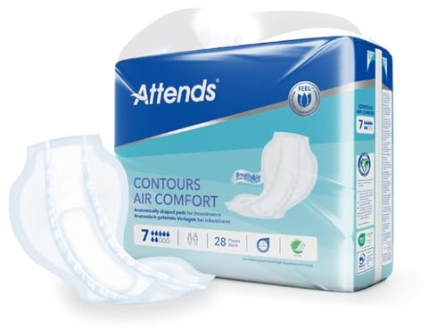 Attends Contours Air Comfort 7, Vorlagen bei starker Inkontinenz, 4x28 St