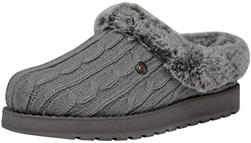 Skechers Women's Keepsakes-Ice Angel Mule, Charcoal, 3 UK