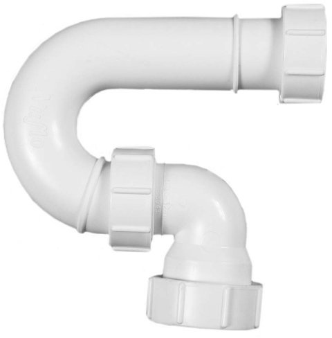 Polypipe 32mm 1-1/4 Tubular Swivel P Trap 38mm Shallow Seal WT50