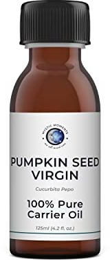 Mystic Moments | Pumpkin Seed Carrier Oil 250ml - Pure & Natural Oil Perfect For Hair, Face, Nails, Aromatherapy, Massage and Oil Dilution Vegan GMO Free