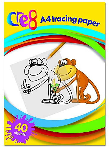 Pennine Tracing Paper Pad, Multi-Colour, A4