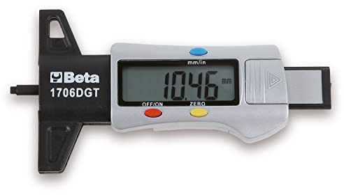 Beta 1706DGT - Calibro di profondità digitale per battistrada pneumatici