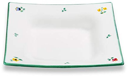 GMUNDNER KERAMIK Manufacture 0321sase20 Streublumen Assiette Creuse 20 x 20 cm